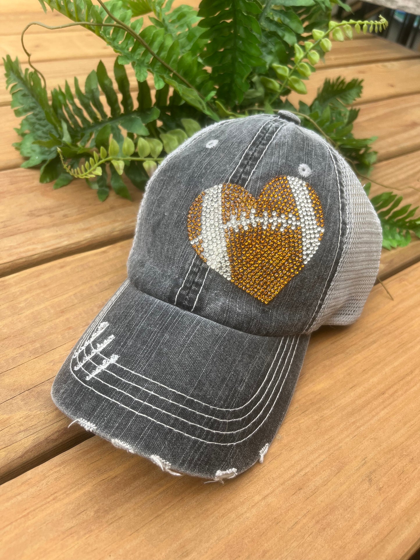 Hats Sports Boat Barn Racing Camping Lake Personalized Football mom hat Embroidered distressed womens trucker cap SHIPS in 2-3 days