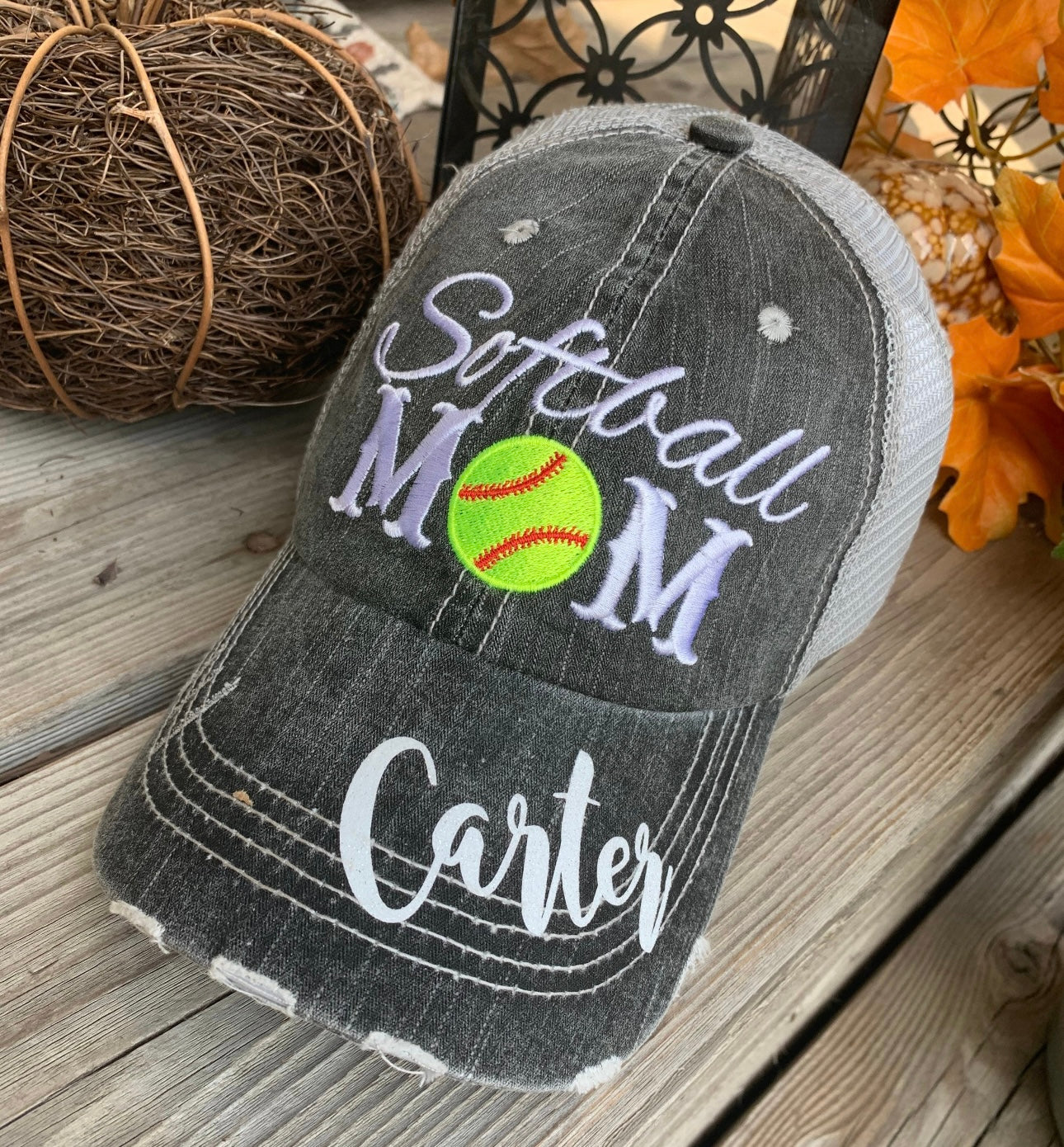 Dance hats and jewelry | Dance mom | Personalize | Embroidered distressed trucker caps - Stacy's Pink Martini Boutique