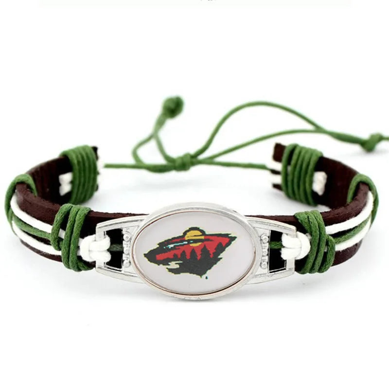 Minnesota sports team jewelry Minnesota Wild Minnesota Vikings Hockey Football NFL Bracelets