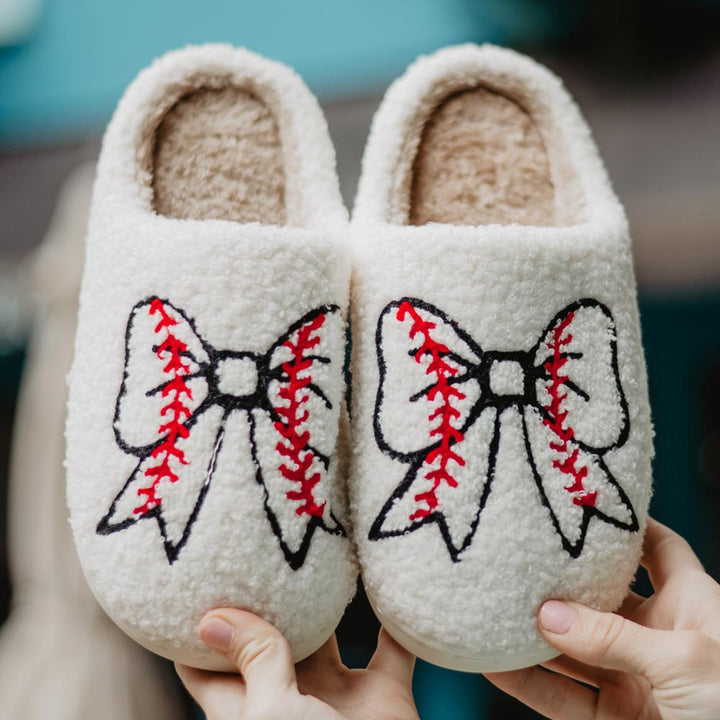 Softball smiley face slippers Unisex happy smile footwear Sports Softball moms Players Team Coach Tournament Girls Baseball Bows Checkered Pink lightning Leopard Mama Santa Reindeer Gingerbread Cowboy boots Cowboy hat