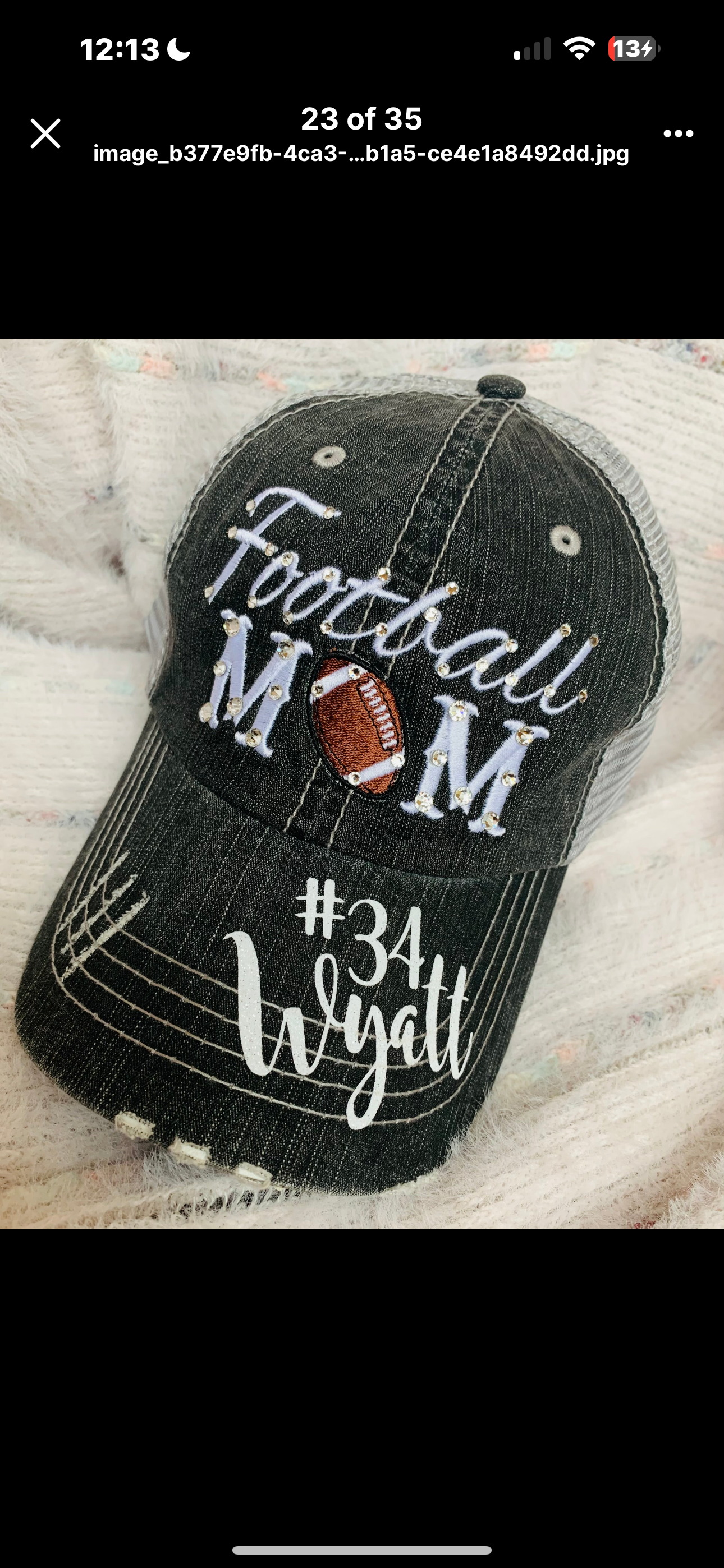 Personalized sports mom hats Baseball mom Softball mom Embroidered distressed trucker caps