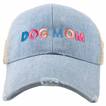 Mom hats Boy mom Girl mom Embroidered distressed womens trucker caps Personalizable