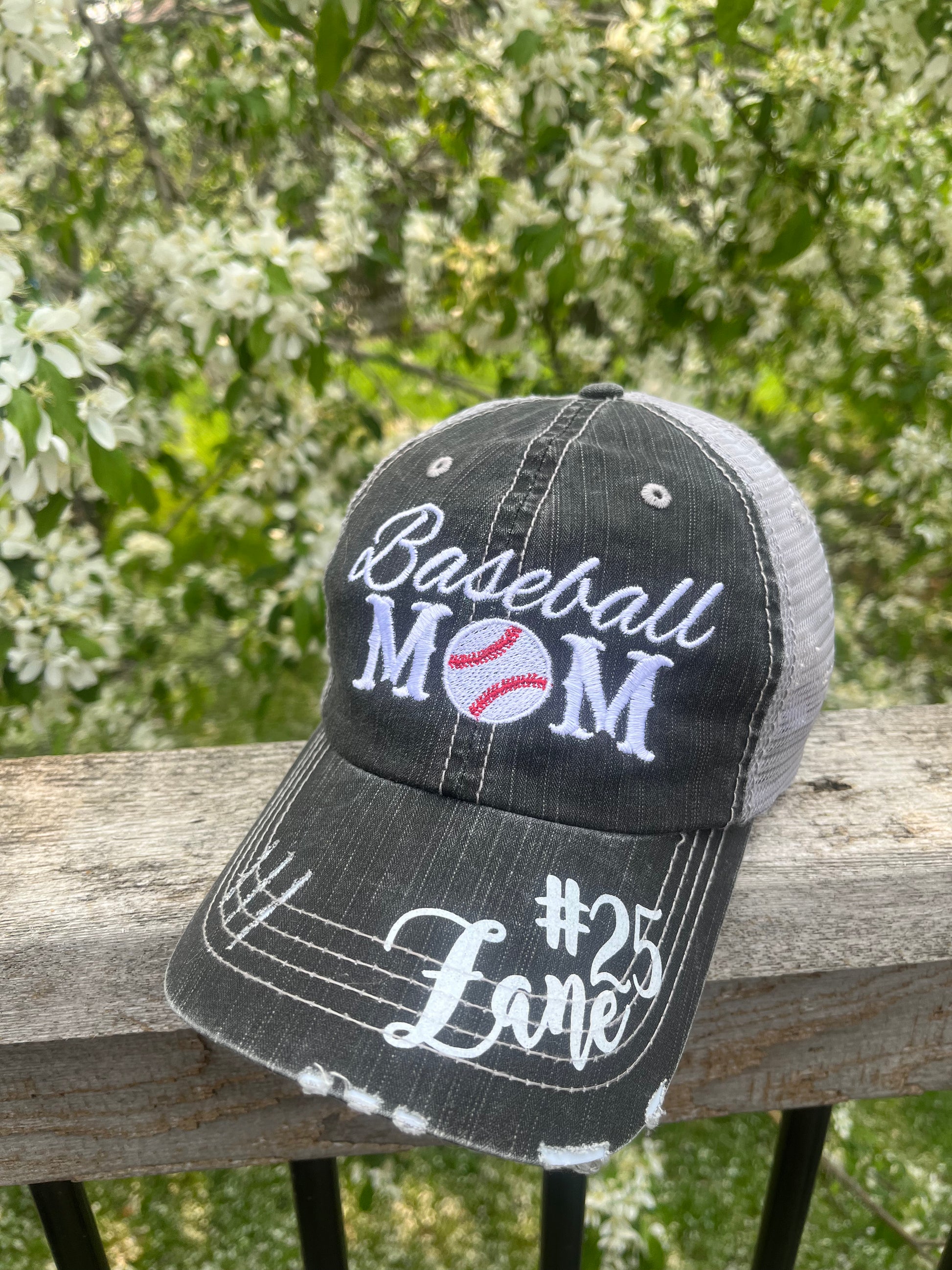 Personalized Lacrosse hats Lacrosse mom Lacrosse hair dont care Embroidered womens trucker caps LAX - Stacy's Pink Martini Boutique