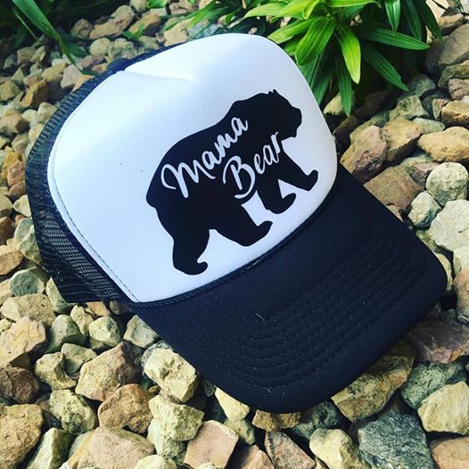 Sports mom hats Embroidered womens trucker caps - Stacy's Pink Martini Boutique