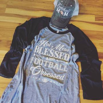 Personalized football hats! FOOTBALL Mom hats Embroidered trucker caps Assorted styles - Stacy's Pink Martini Boutique