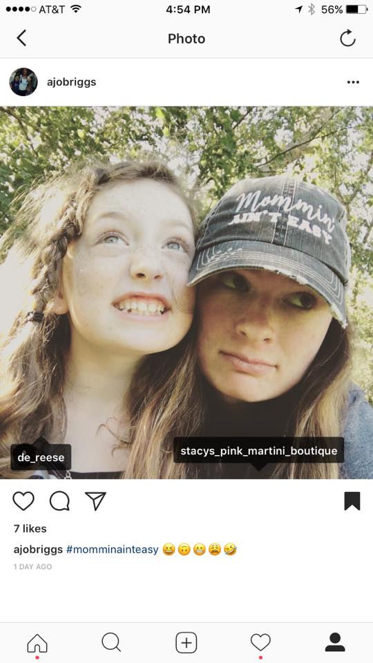 Mom hats Mommin aint easy Embroidered gray trucker cap - Stacy's Pink Martini Boutique