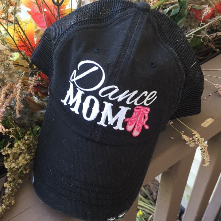 Sports mom hats Embroidered womens trucker caps - Stacy's Pink Martini Boutique