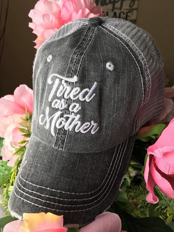 Sports mom hats Embroidered womens trucker caps - Stacy's Pink Martini Boutique