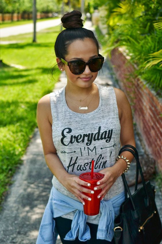 Hats and tops { Everyday I'm hustlin' } - Stacy's Pink Martini Boutique