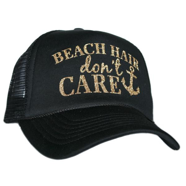 Beach hats and tanks Embroidered distressed trucker caps. - Stacy's Pink Martini Boutique