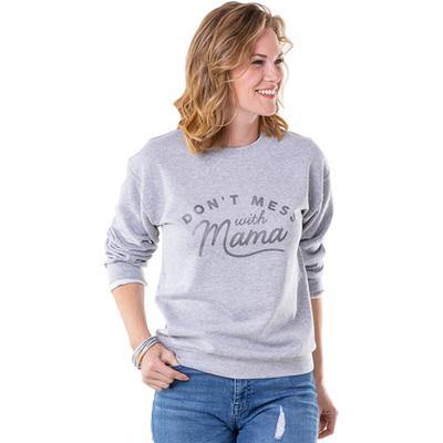Sweatshirts { Mom life best life } Dont mess with mama { Hold my drink I gotta bet this dog } Aint no hood like motherhood { My heart belongs to my dog } Heart. Gray. S - XL. Unisex. - Stacy's Pink Martini Boutique