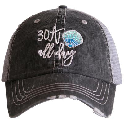 Hats and tanks { BEACH } Beach hair dont care, feelin beachy, beach please, hola beaches, beach bum, beachaholic. Embroidered trucker caps. - Stacy's Pink Martini Boutique
