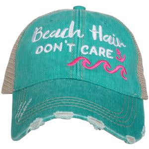 Hats and tanks { BEACH } Beach hair dont care, feelin beachy, beach please, hola beaches, beach bum, beachaholic. Embroidered trucker caps. - Stacy's Pink Martini Boutique