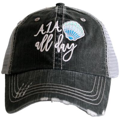 Hats and tanks { BEACH } Beach hair dont care, feelin beachy, beach please, hola beaches, beach bum, beachaholic. Embroidered trucker caps. - Stacy's Pink Martini Boutique