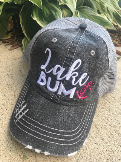 Hats { Lake hair don't care } { Happy Camper } { River hair don't care } { Beach hair don't care } { Tailgate hair don't care } - Stacy's Pink Martini Boutique