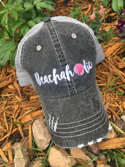 Hats { Lake hair don't care } { Happy Camper } { River hair don't care } { Beach hair don't care } { Tailgate hair don't care } - Stacy's Pink Martini Boutique