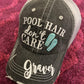 Boating Hats { Boat hair don’t care } Teal or pink anchor. Embroidered •  Trucker cap • - Stacy's Pink Martini Boutique