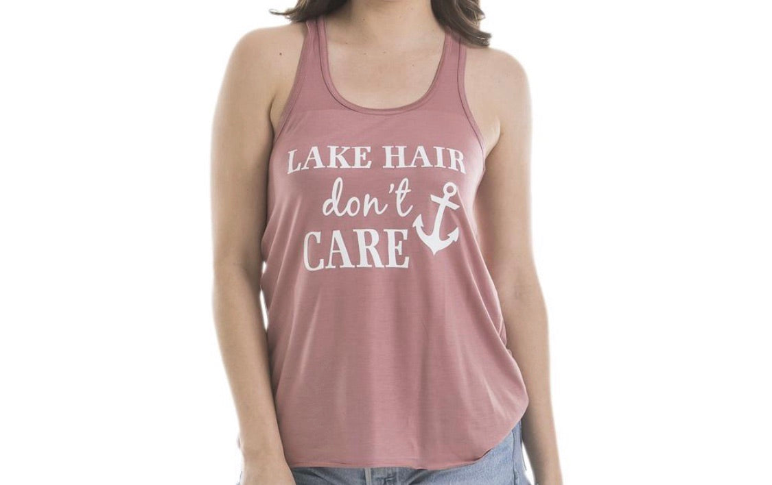 Lake hats! Lake hair dont care | Gray trucker cap-teal, pink, purple anchor | Unisex-Womens-Men-Kids - Stacy's Pink Martini Boutique