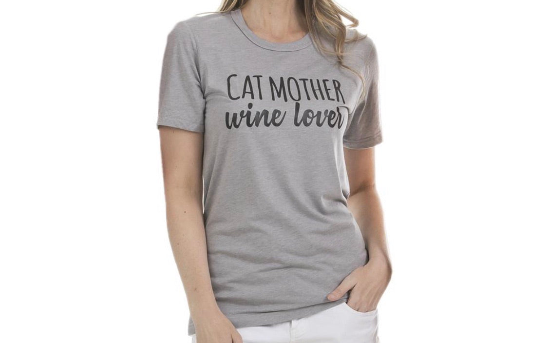 Hats and shirts { Dog mother, Wi.ne lover } { Cat mother, Wi.ne lover } { I love my dog } { I love my cat } { Pawsitive vibes only } Embroidered distressed trucker. - Stacy's Pink Martini Boutique