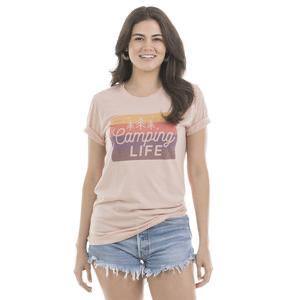 Camping life Tshirts Hats Purple peach gray green brown S - XXL Camp shirts Unisex - Stacy's Pink Martini Boutique