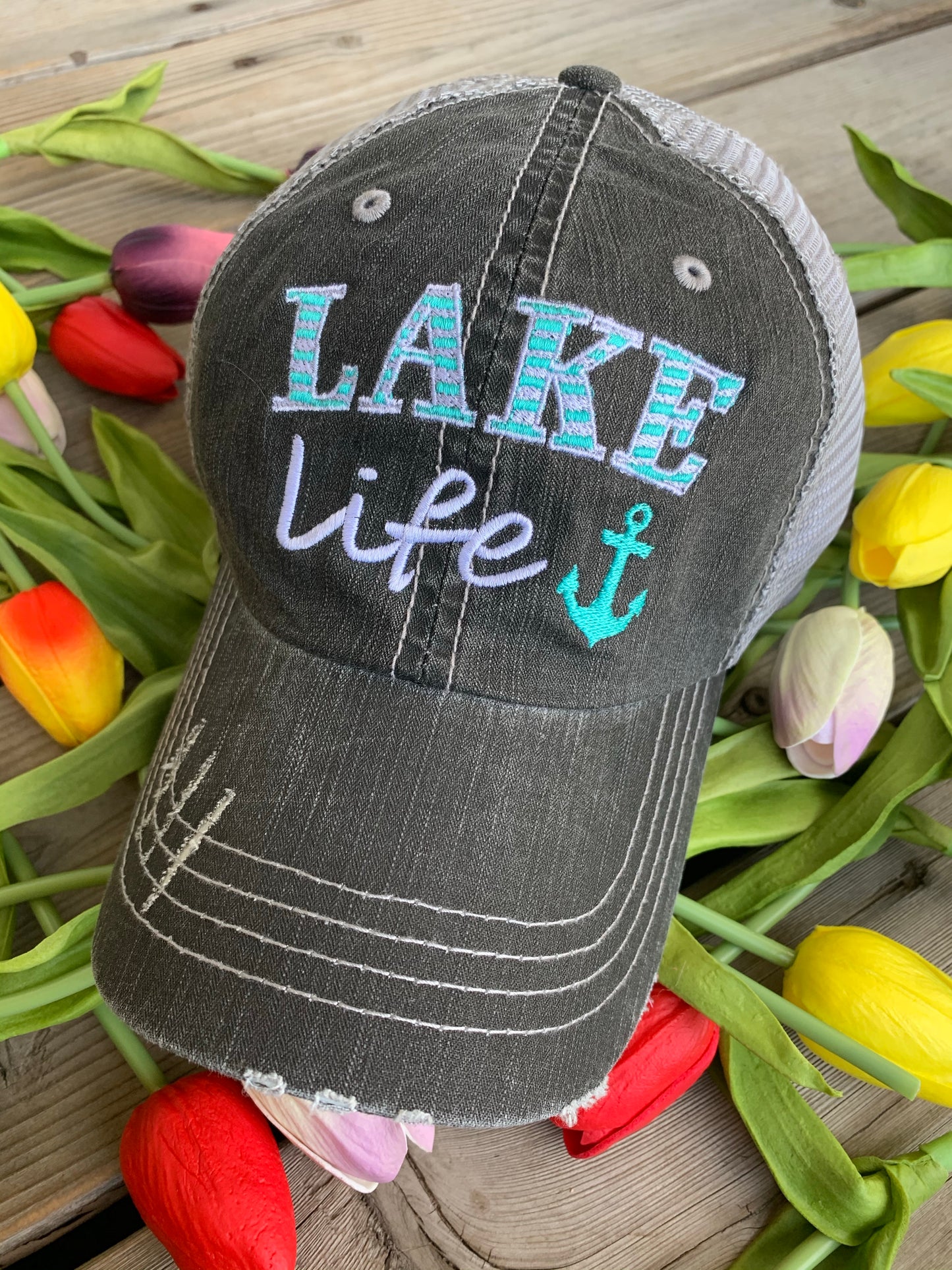 Hats { Lake hair don't care } { Happy Camper } { River hair don't care } { Beach hair don't care } { Tailgate hair don't care } - Stacy's Pink Martini Boutique