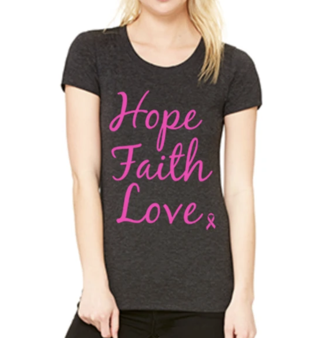 Breast cancer Hats or Shirts | Women’s trucker caps | Pink ribbon | Tanks & tees - Stacy's Pink Martini Boutique