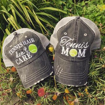 Sports mom hats Embroidered womens trucker caps - Stacy's Pink Martini Boutique
