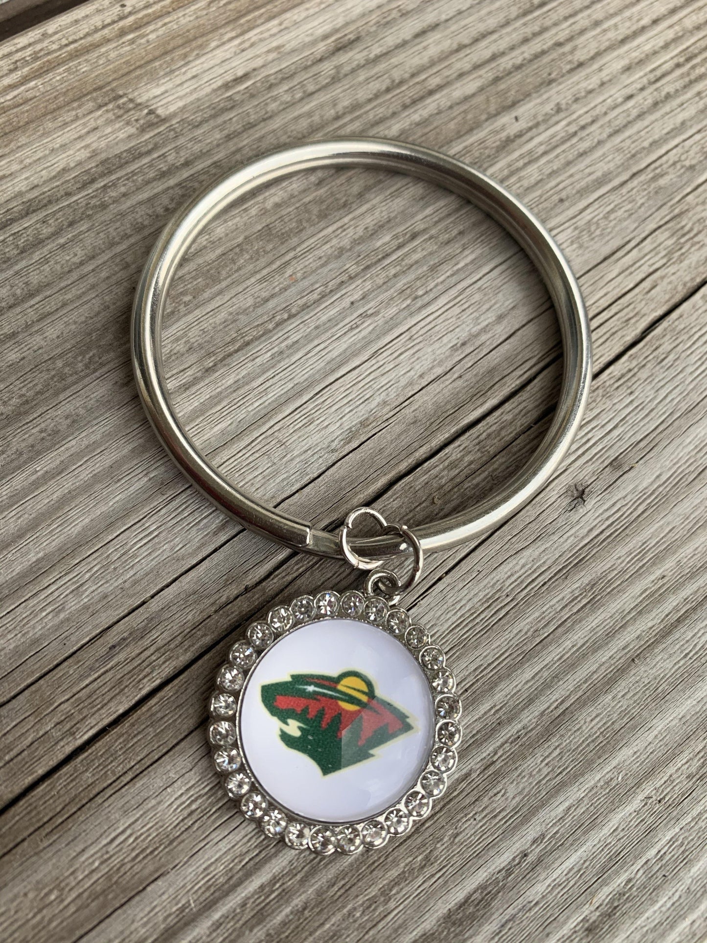 Keychains { Minnesota } Twins baseball. Vikings football. Wild hockey. Silver. MN. - Stacy's Pink Martini Boutique