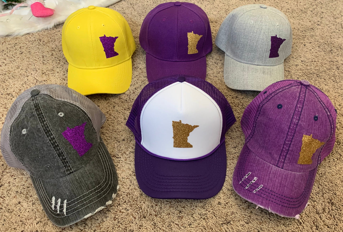 SKOL • Minnesota Vikings hats • Assorted styles and colors - Stacy's Pink Martini Boutique