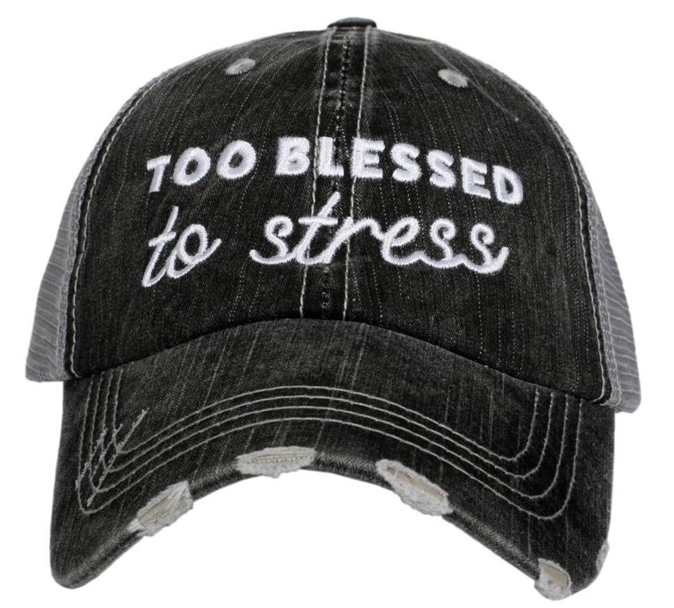 Blessed T-shirts Blessed hot mess Too blessed to stress - Stacy's Pink Martini Boutique