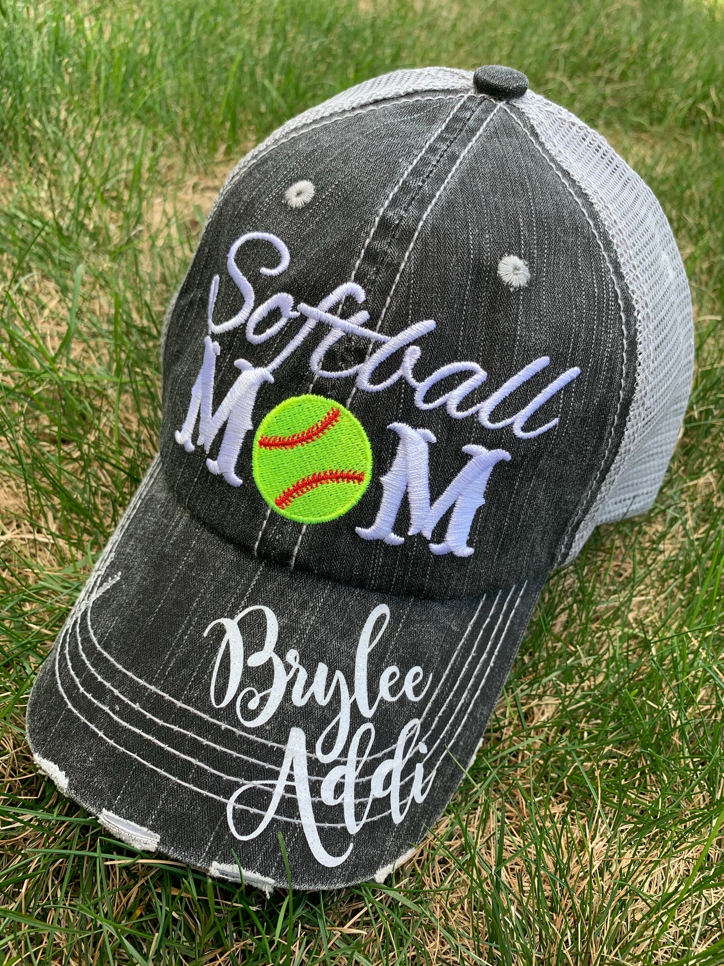 Motorcycle hats Biker hair dont care Embroidered trucker caps - Stacy's Pink Martini Boutique