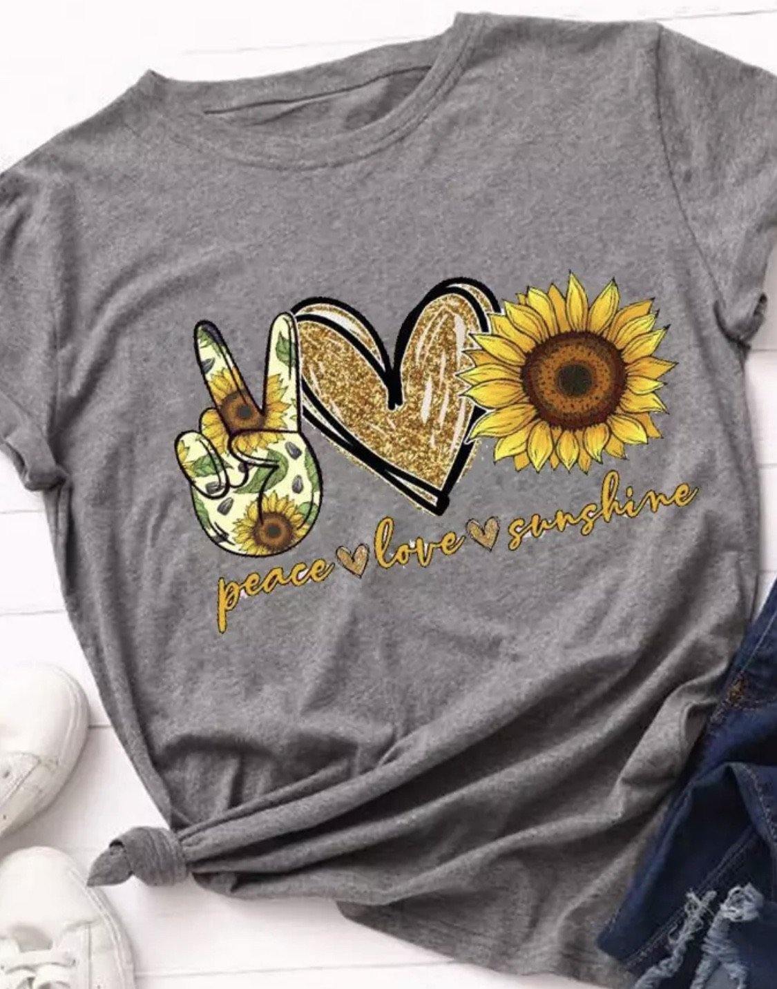 T-shirts { Peace • Love • Coffee } Nursing • Jeep • Music • Donuts - Stacy's Pink Martini Boutique