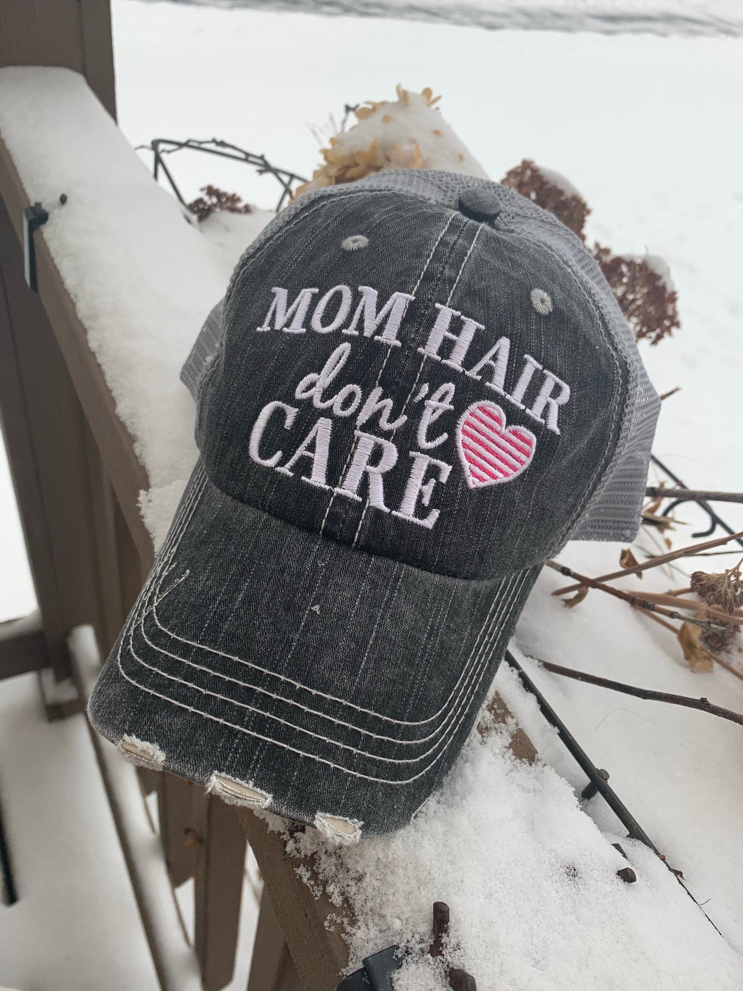 Sports mom hats Embroidered womens trucker caps - Stacy's Pink Martini Boutique