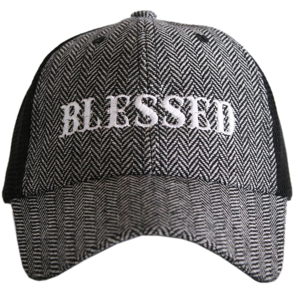Faith hats and clothing FAITH OVER FEAR Embroidered trucker caps - Stacy's Pink Martini Boutique