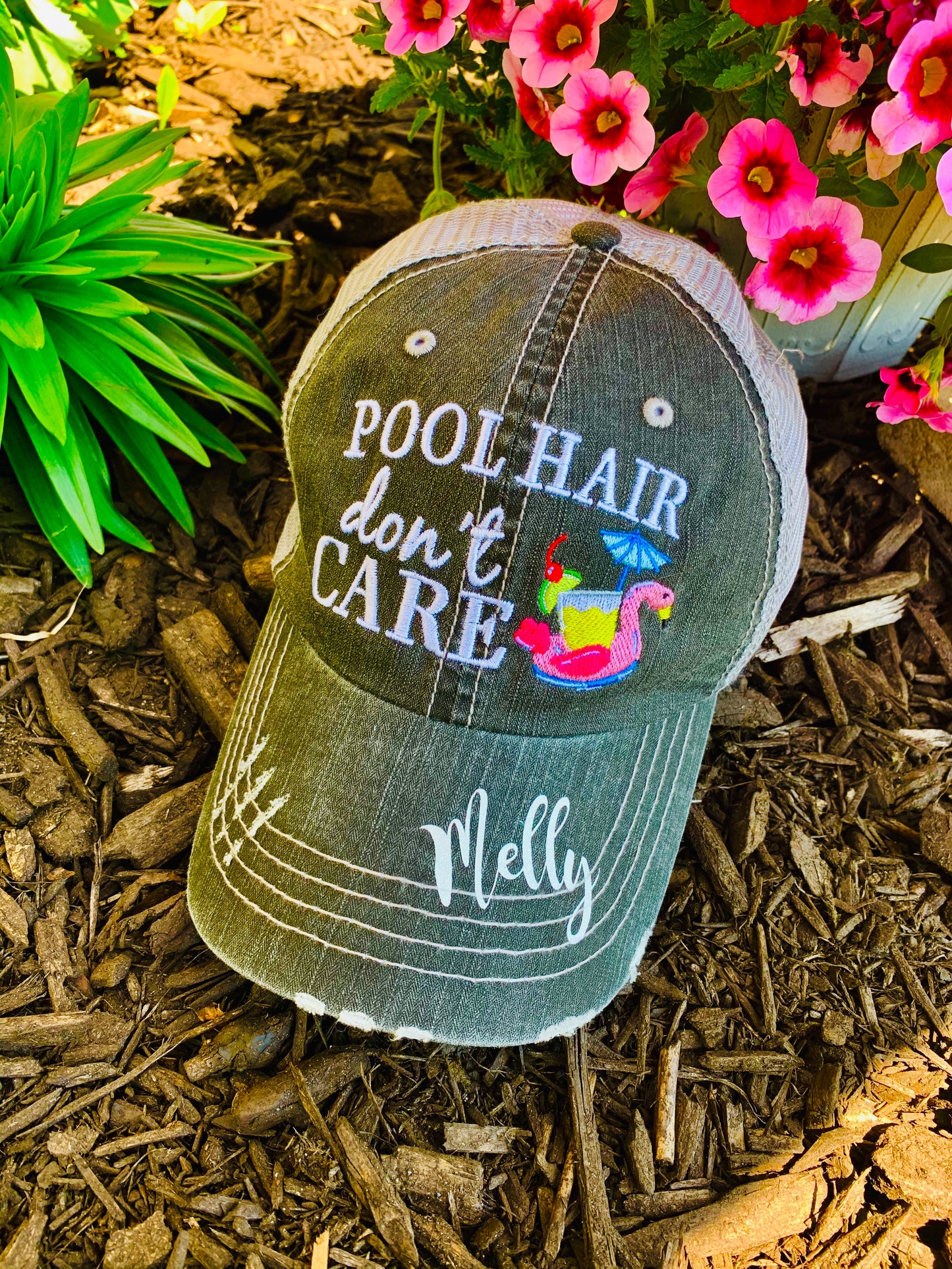 Hats { Lake hair don't care } { Happy Camper } { River hair don't care } { Beach hair don't care } { Tailgate hair don't care } - Stacy's Pink Martini Boutique