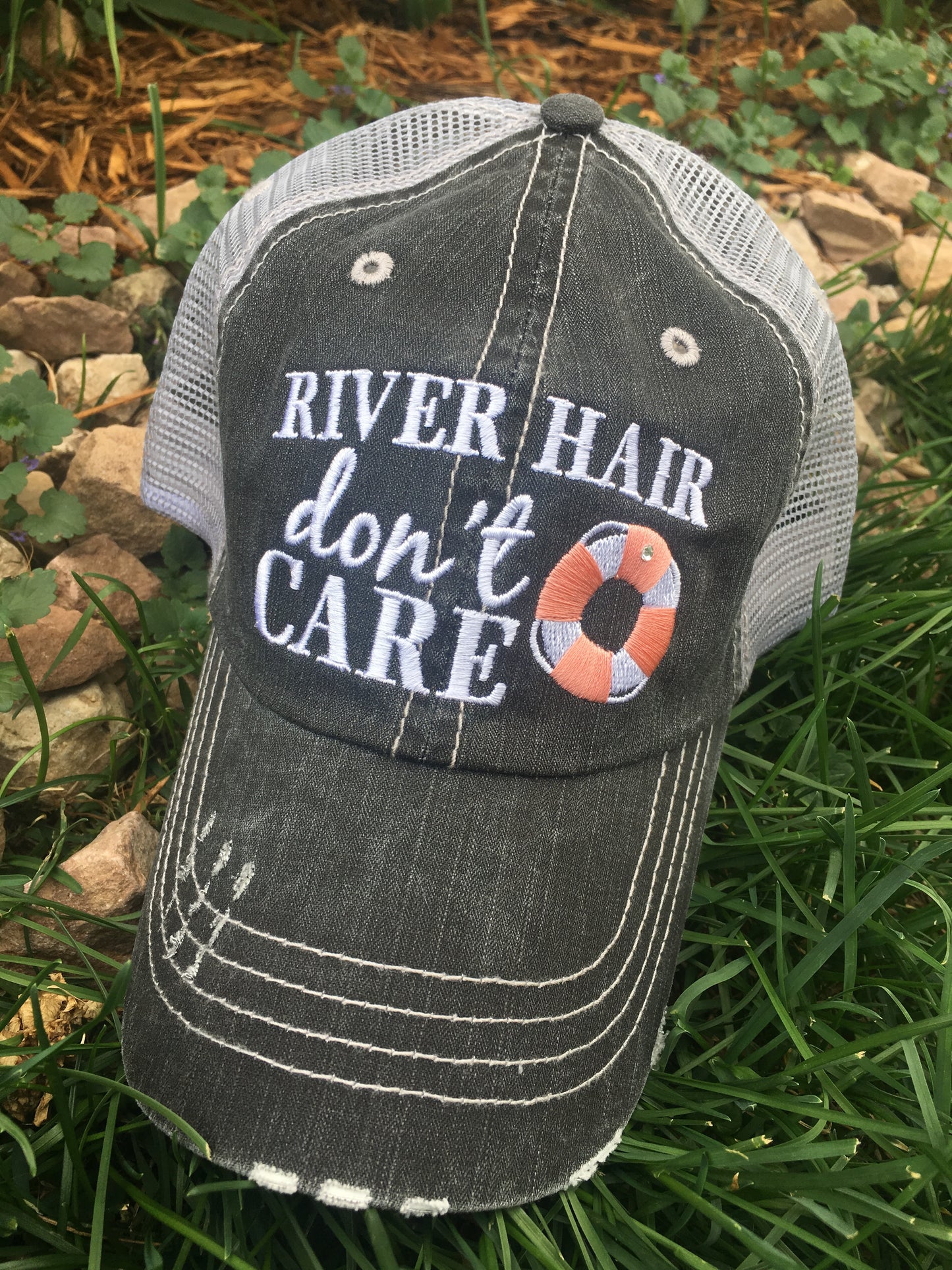 Hats OR Tanks { RIVER hair don't care } Hats with pink or blue anchor. Tanks in coral, black, blue and teal. Clearance! 4 river pink anchor! $12.1 teal floatie. $12. - Stacy's Pink Martini Boutique