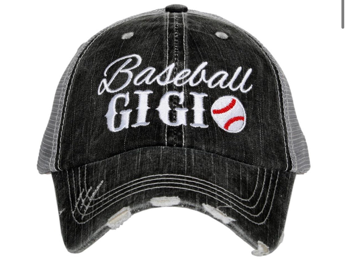 Sports mom hats Embroidered womens trucker caps - Stacy's Pink Martini Boutique