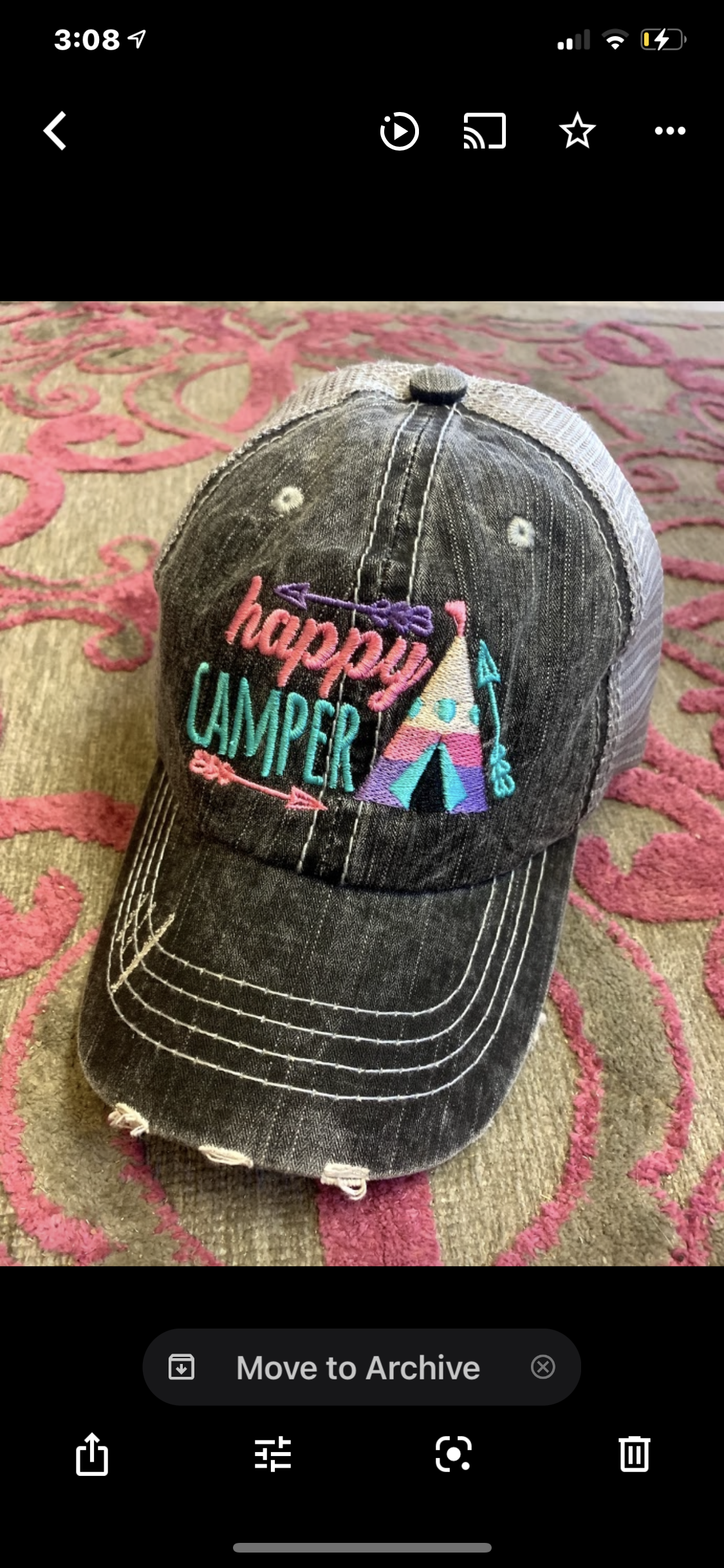 Lacrosse hats Lacrosse mom Lacrosse hair dont care Embroidered womens trucker caps - Stacy's Pink Martini Boutique