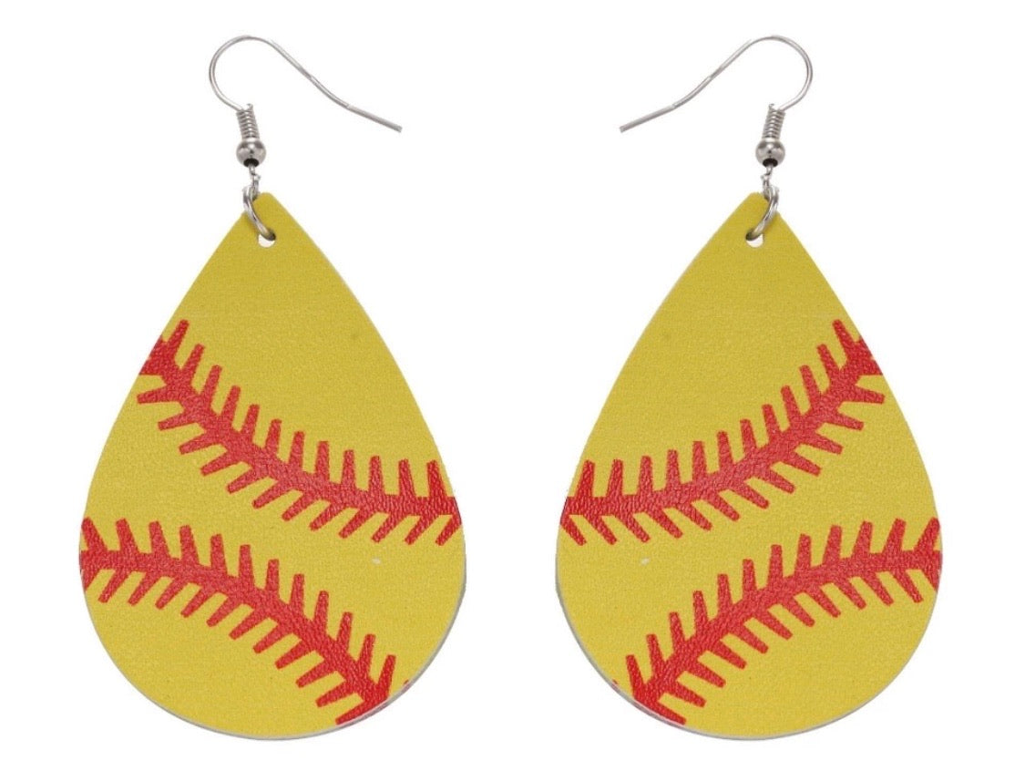 Earrings { Leather } Football. Buffalo plaid. Glitter. Basketball. Baseball. Volleyball. Paisley. Floral. Leopard. Rainbow. Giraffe. $5 jewelry! - Stacy's Pink Martini Boutique