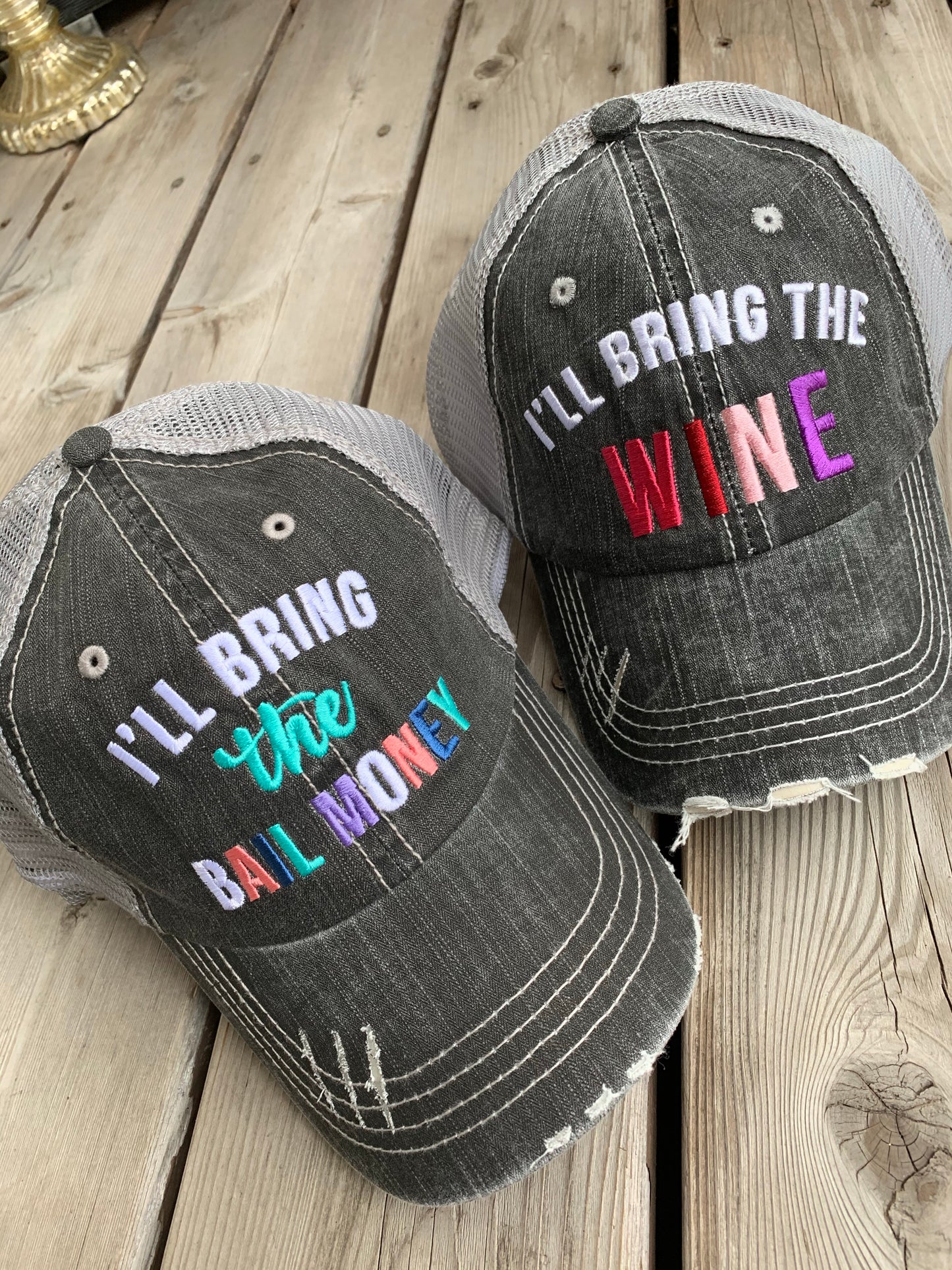 Sports mom hats Embroidered womens trucker caps - Stacy's Pink Martini Boutique