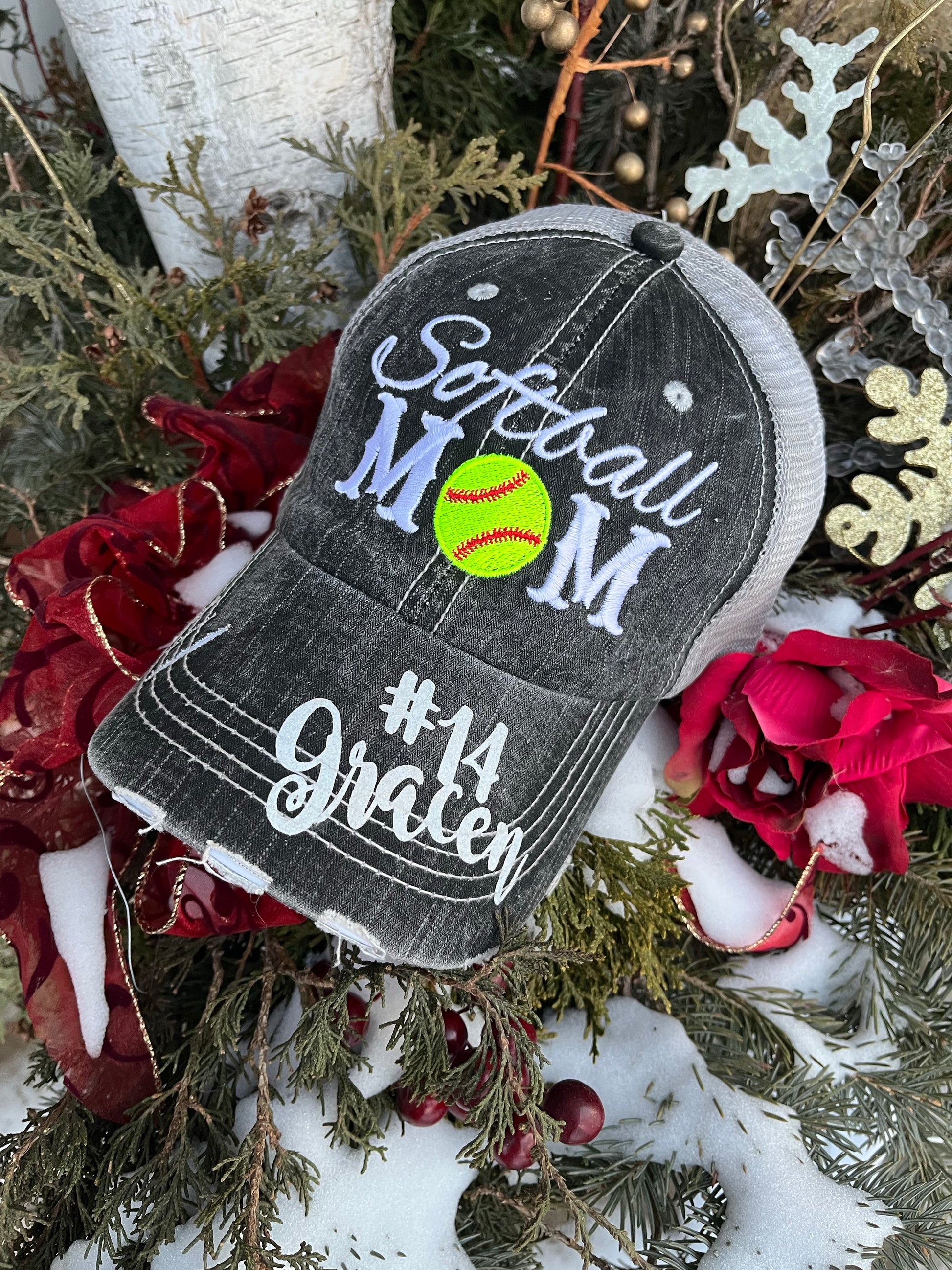 Personalized Lacrosse hats Lacrosse mom Lacrosse hair dont care Embroidered womens trucker caps LAX - Stacy's Pink Martini Boutique