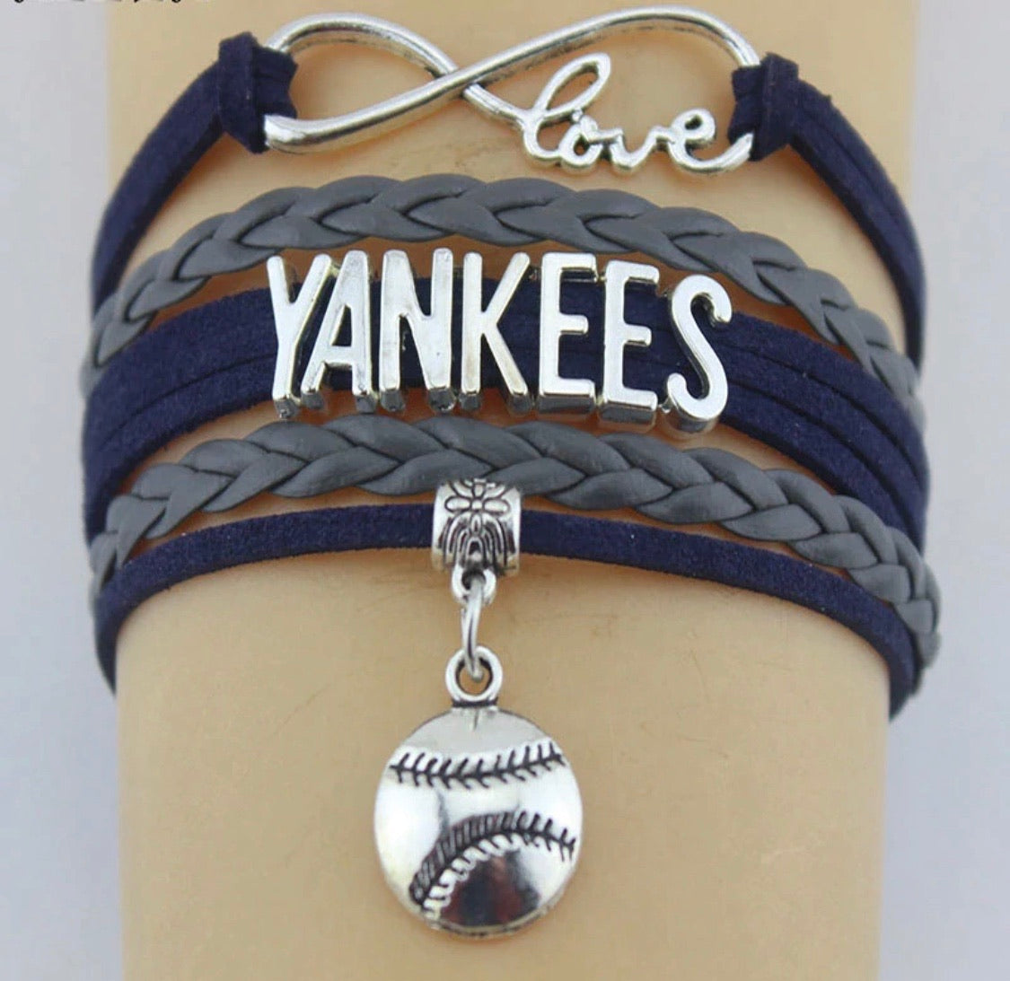 Baseball Bracelets MN Twins All teams available Minnesota Adjustable Unisex - Stacy's Pink Martini Boutique