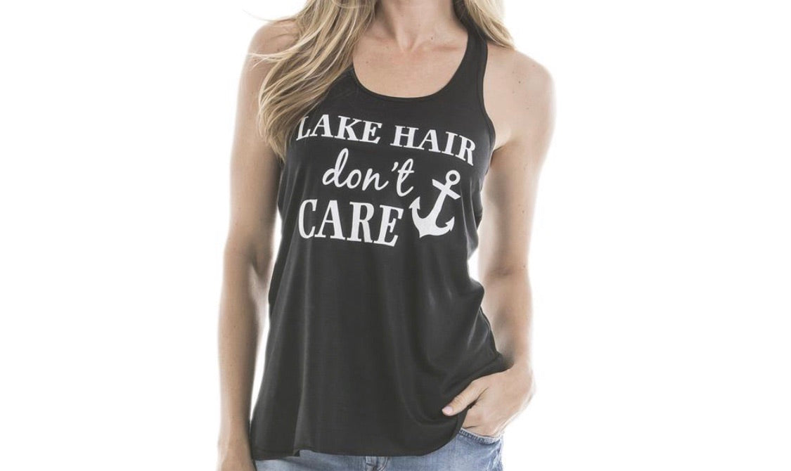 Lake hats! Lake hair dont care | Gray trucker cap-teal, pink, purple anchor | Unisex-Womens-Men-Kids - Stacy's Pink Martini Boutique