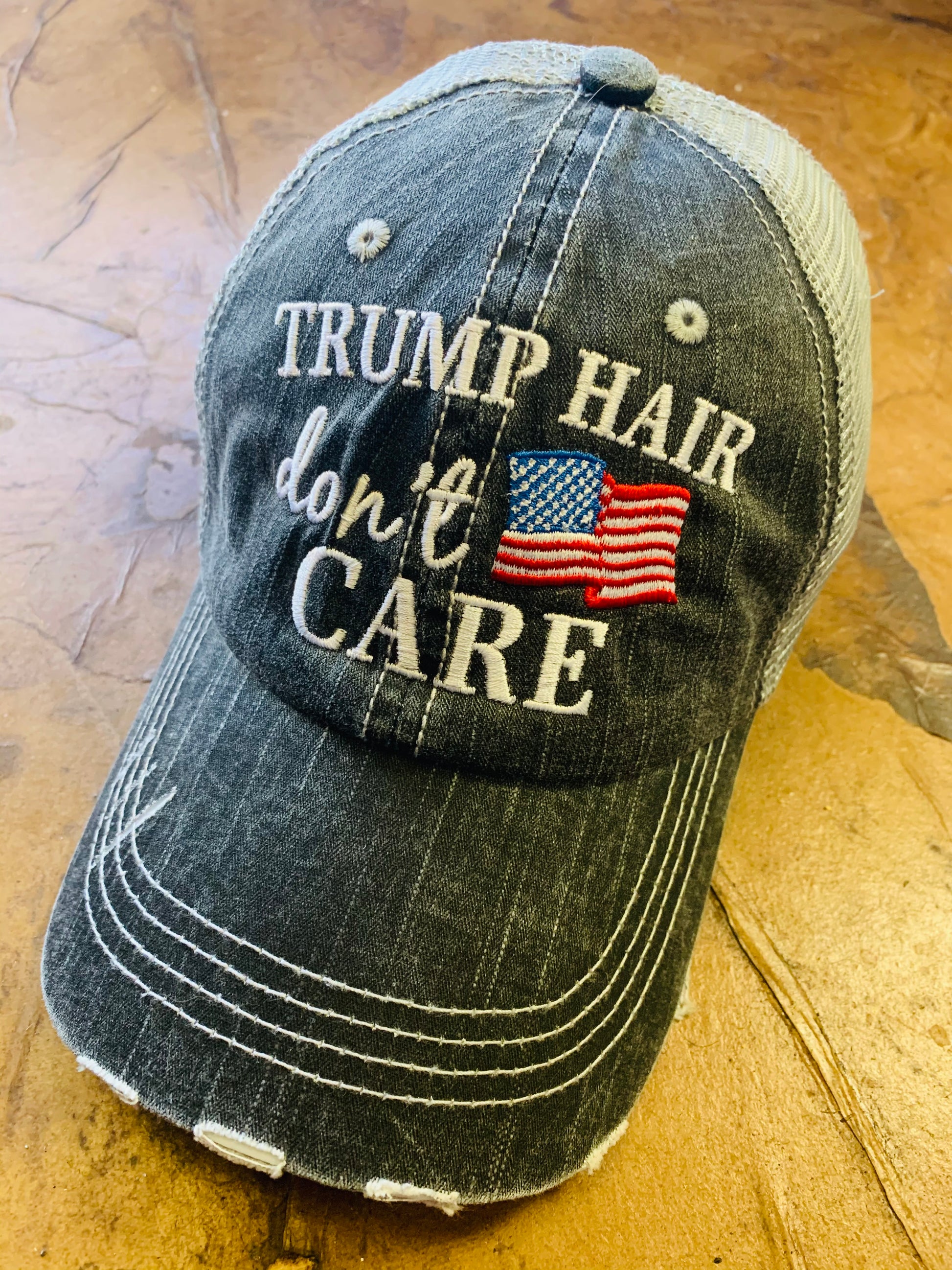 Lacrosse hats Lacrosse mom Lacrosse hair dont care Embroidered womens trucker caps - Stacy's Pink Martini Boutique