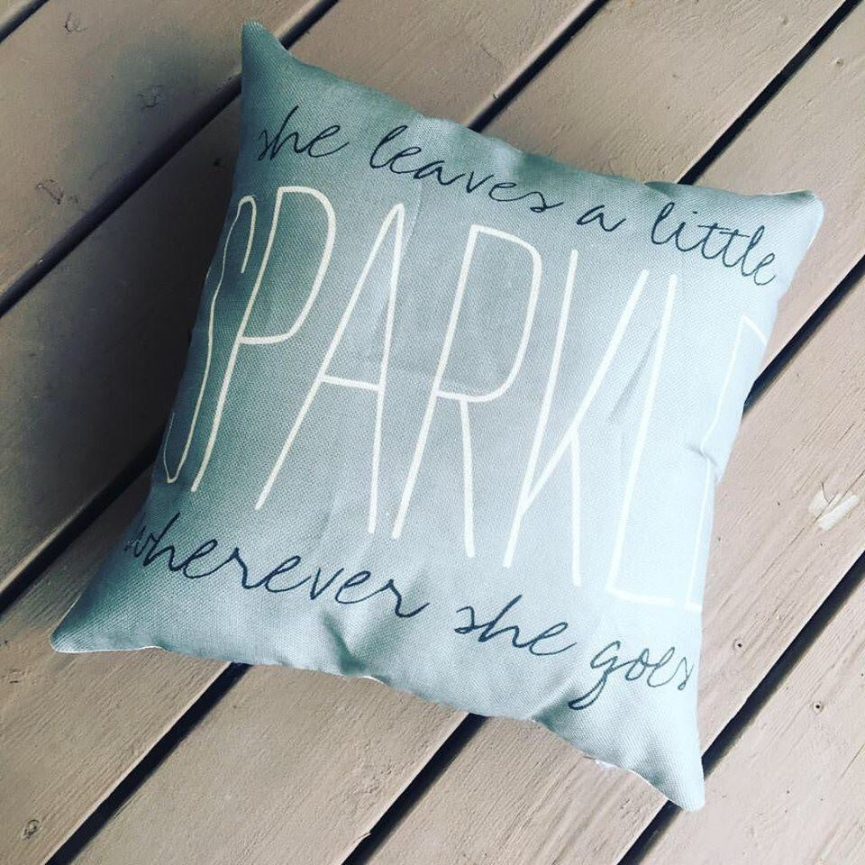 She leaves a little SPARKLE wherever she goes | Bracelets and pillows. - Stacy's Pink Martini Boutique