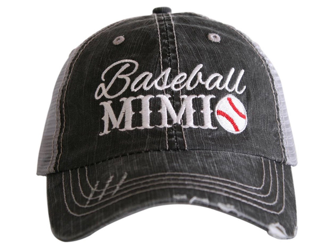 Sports mom hats Embroidered womens trucker caps - Stacy's Pink Martini Boutique