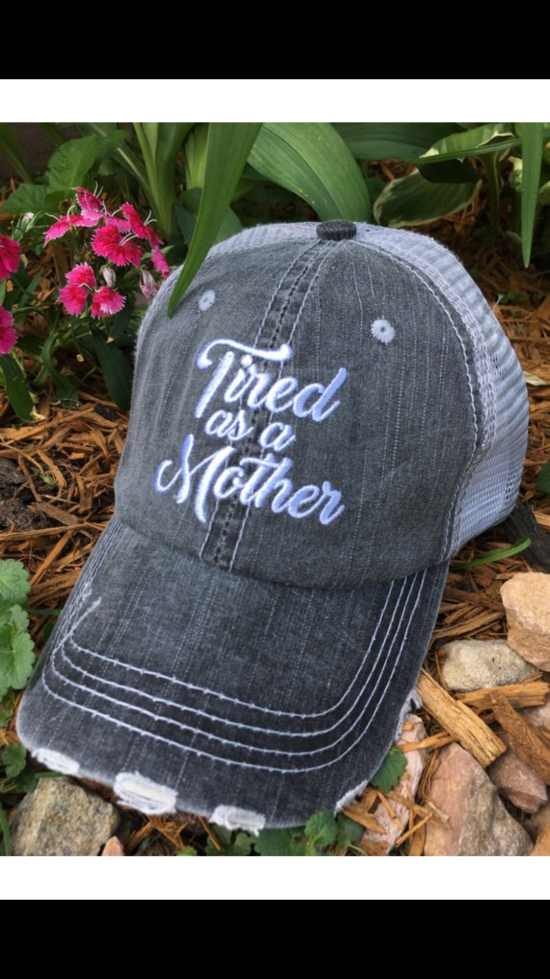 Sports mom hats Embroidered womens trucker caps - Stacy's Pink Martini Boutique