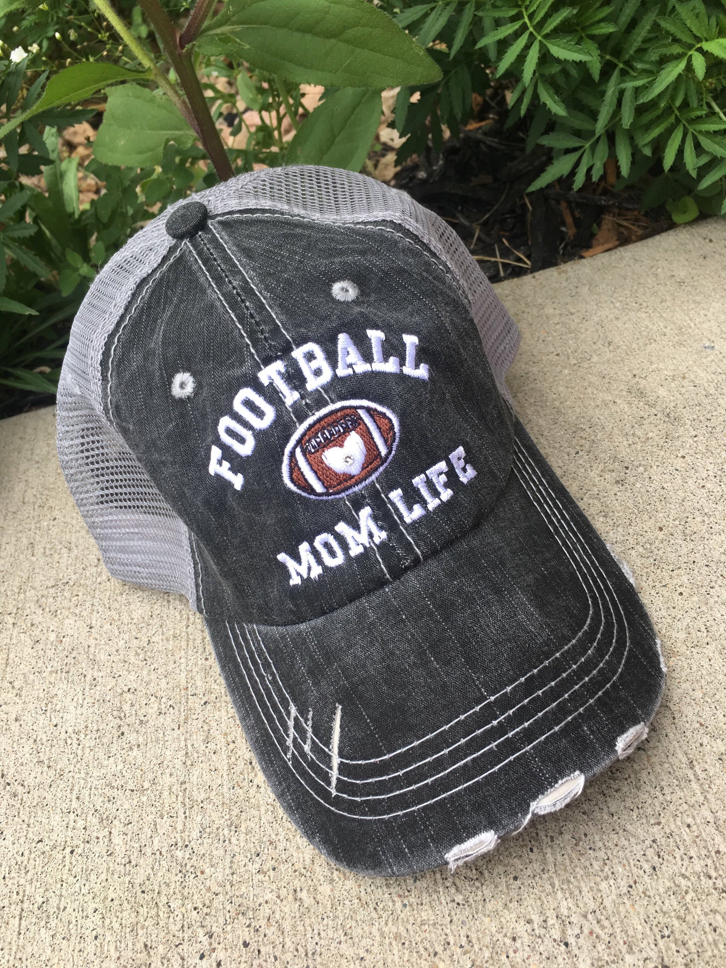 Sports mom hats Embroidered womens trucker caps - Stacy's Pink Martini Boutique