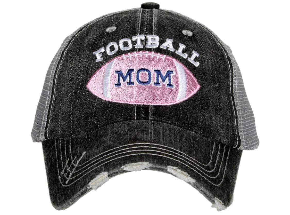 Sports mom hats Embroidered womens trucker caps - Stacy's Pink Martini Boutique