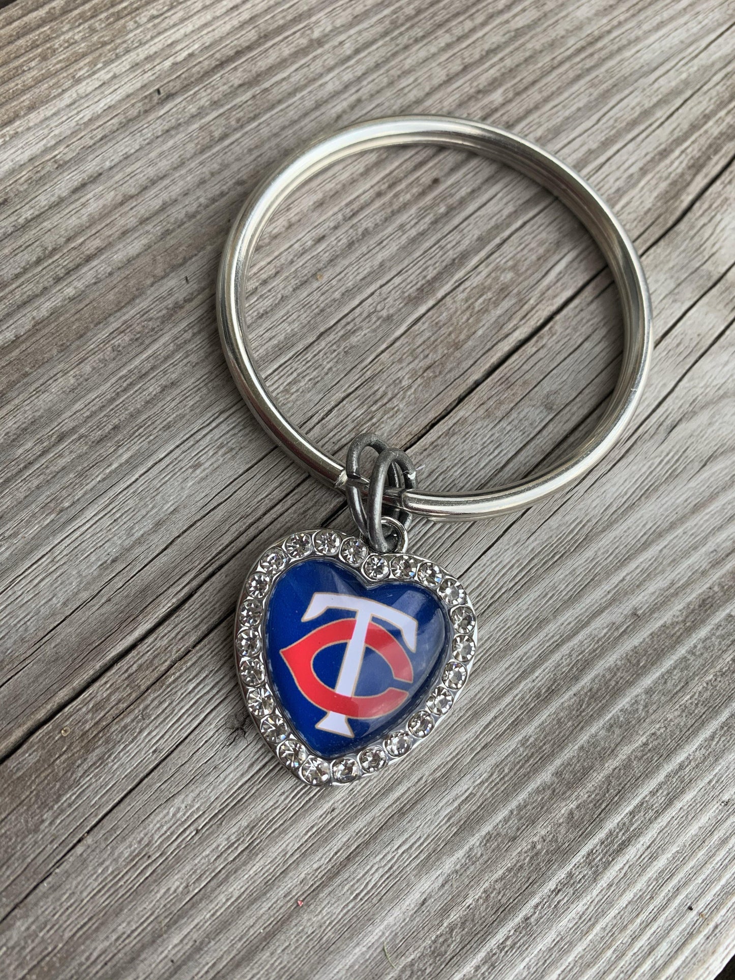 Keychains { Minnesota } Twins baseball. Vikings football. Wild hockey. Silver. MN. - Stacy's Pink Martini Boutique